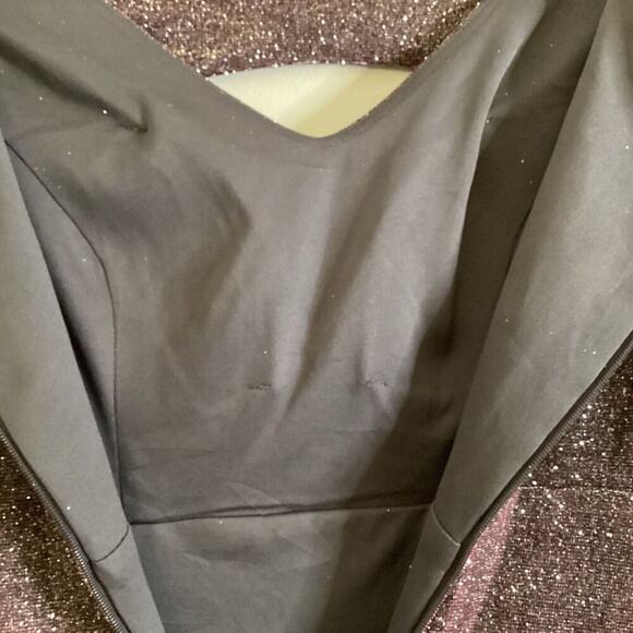 Nightway Glitter Tornazol Silver Fuchsia Gown Long Formal Dress Size 4 NYE - Picture 11 of 15